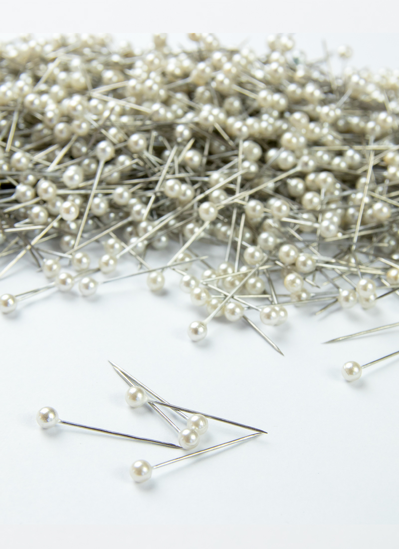 Good Quality Pearl Head Pins 1000 Nos Stainless Steel Savis Fashion